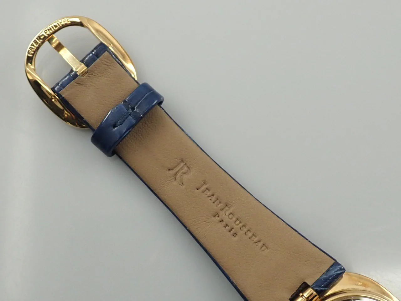 パテックフィリップ ゴールデンエリプス Ref.3848S イエローゴールド ブルー文字盤 - Image 9