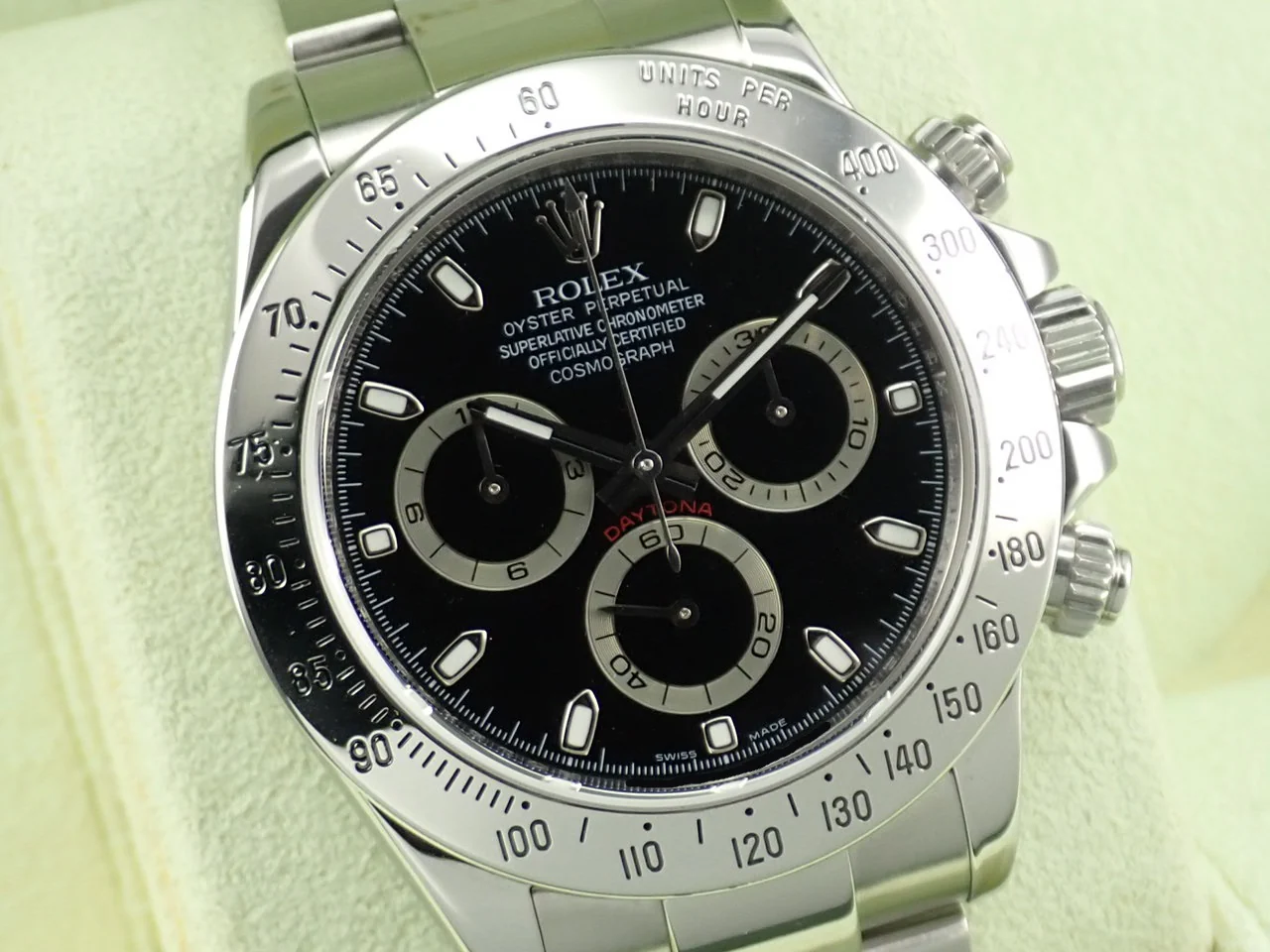 ロレックス デイトナ Ref.116520 ステンレススチール ブラック文字盤 - Image 3