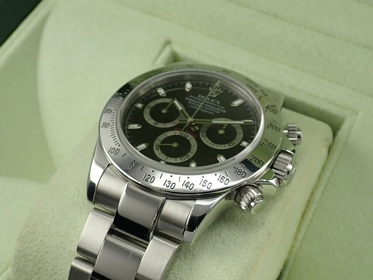 ロレックス デイトナ Ref.116520 ステンレススチール ブラック文字盤 - Image 6