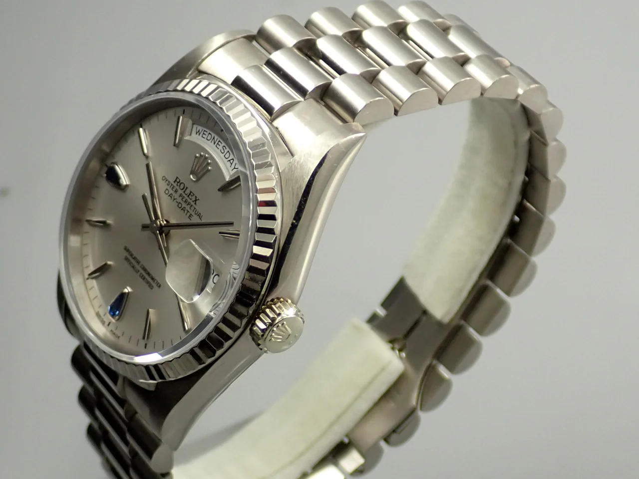 ロレックス デイデイト36 Ref.18239 ホワイトゴールド シルバー文字盤 - Image 4