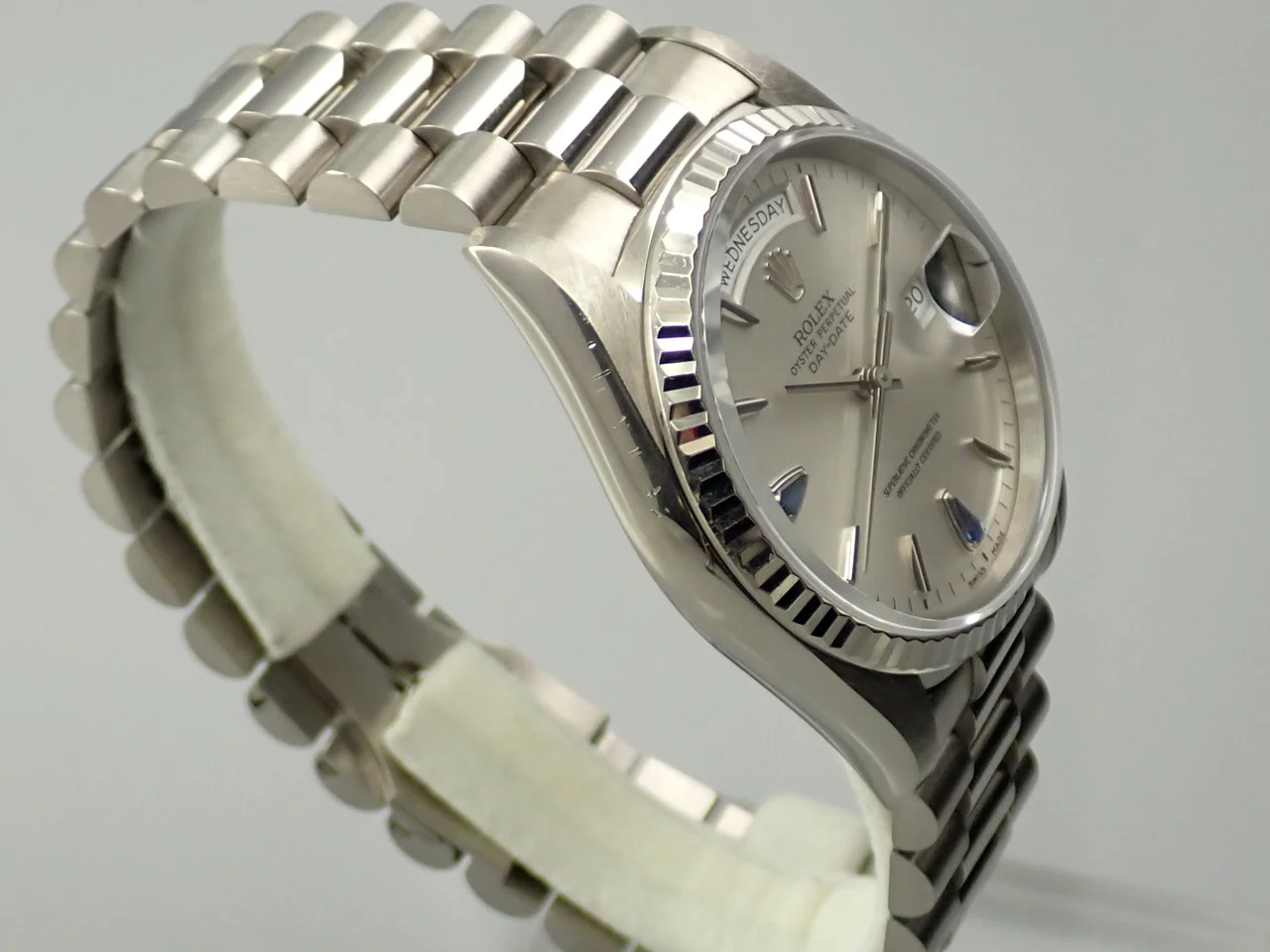 ロレックス デイデイト36 Ref.18239 ホワイトゴールド シルバー文字盤 - Image 5