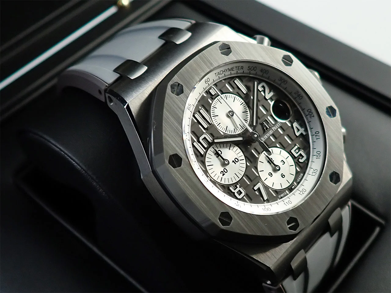 オーデマピゲ ロイヤルオーク オフショア クロノグラフ Ref.26470IO.OO.A006CA.01 チタン スレートグレー文字盤 - Image 4