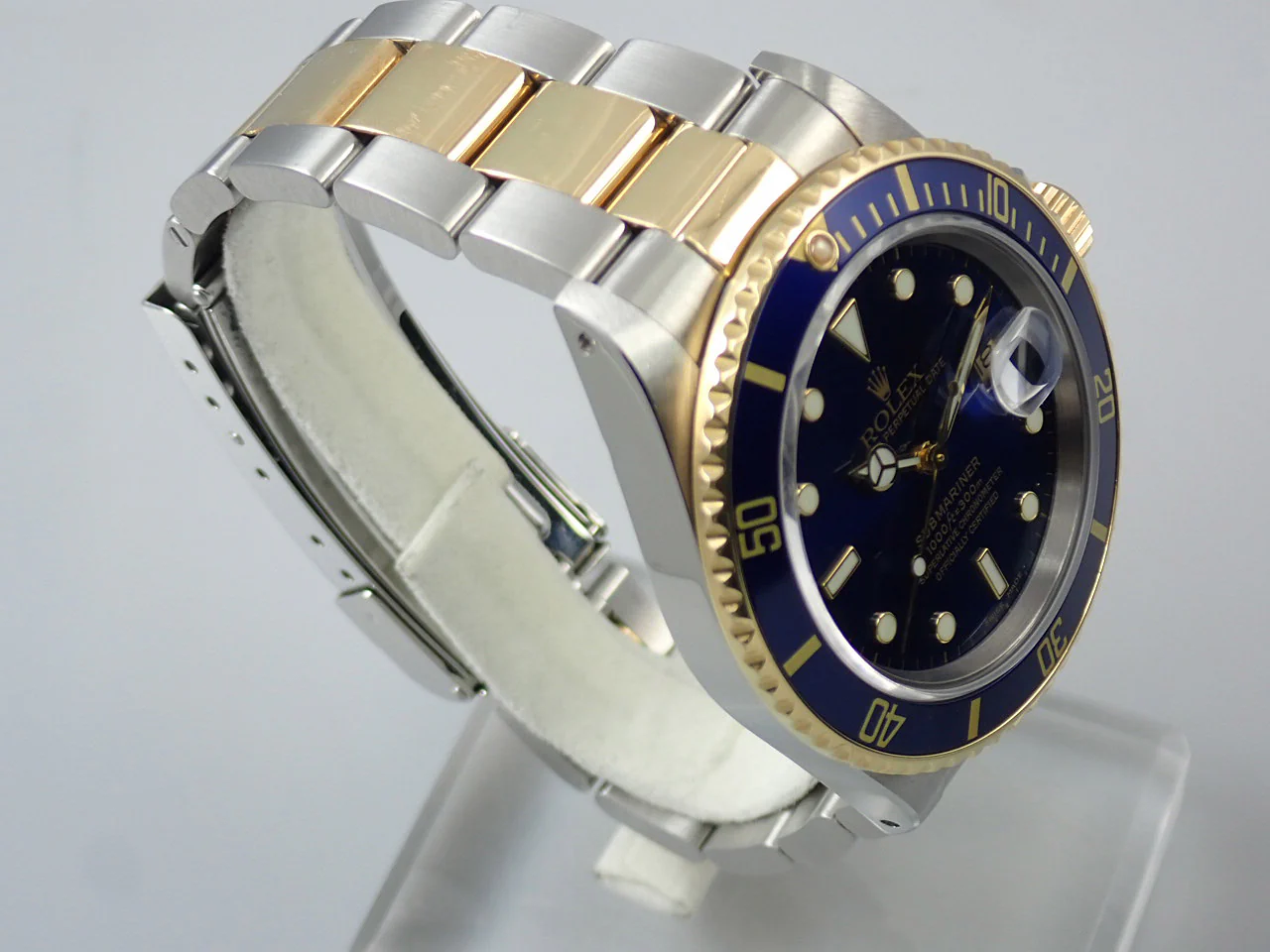 ロレックス サブマリーナー デイト Ref.16803 ステンレススチール/イエローゴールド ブルー文字盤 - Image 5