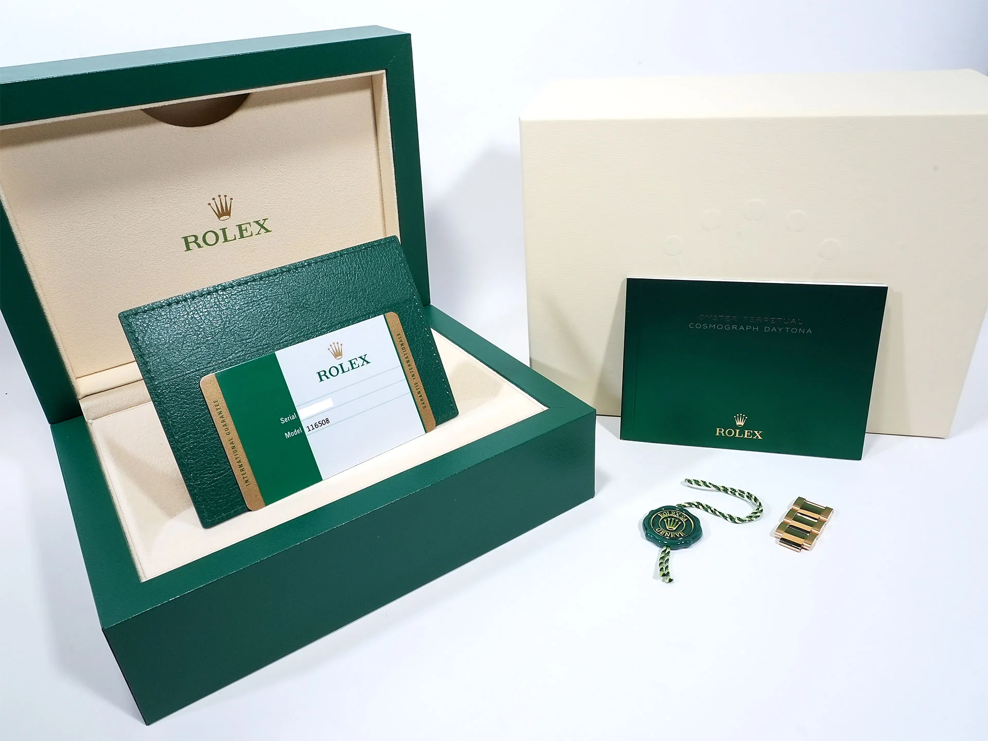 ロレックス デイトナ Ref.116508 イエローゴールド グリーン文字盤 美品 zrx822db - Image 10