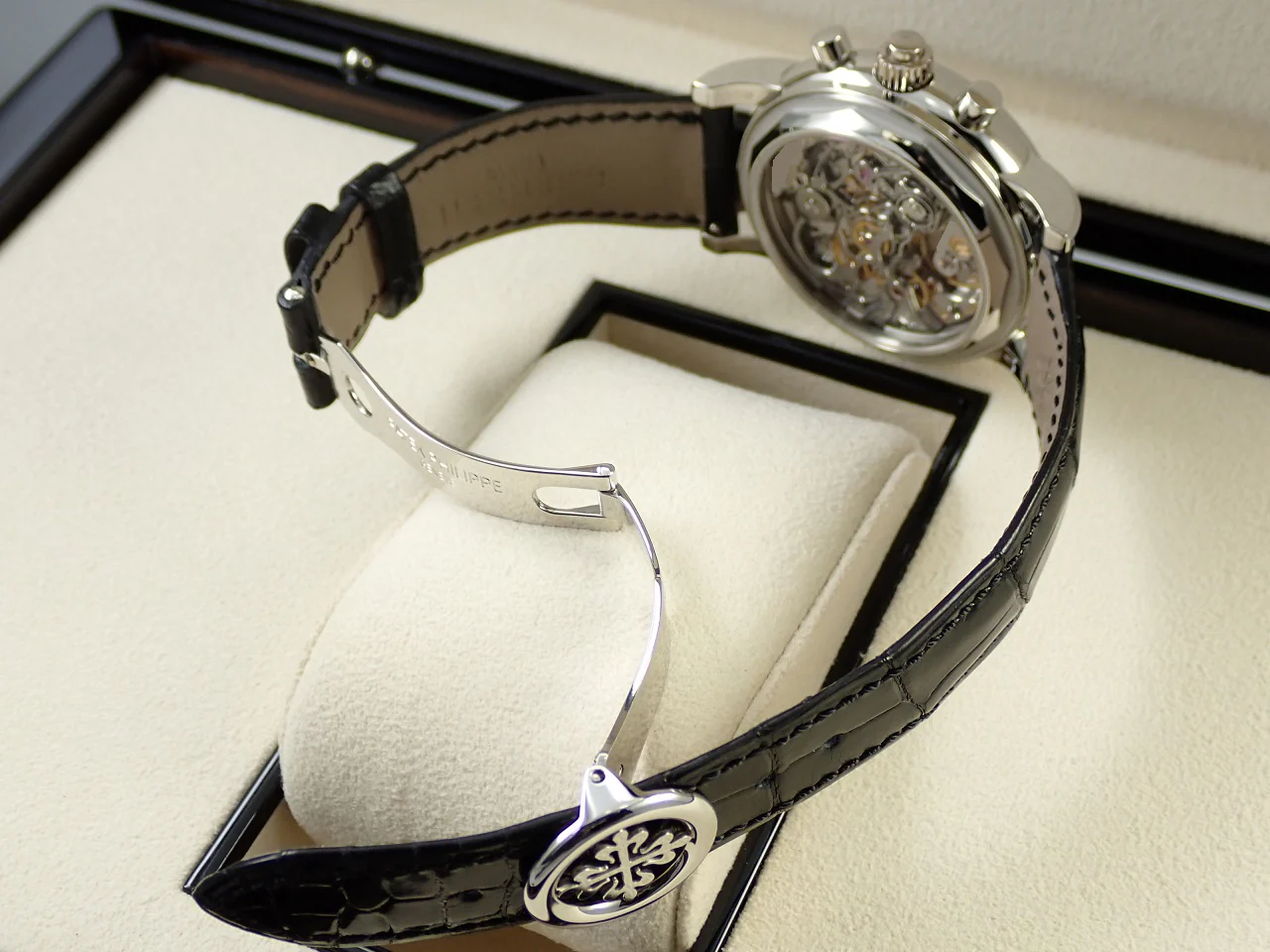 パテックフィリップ パーペチュアルカレンダー スプリットセコンド クロノグラフ Ref.5204P-011 プラチナ ブラック文字盤 - Image 8