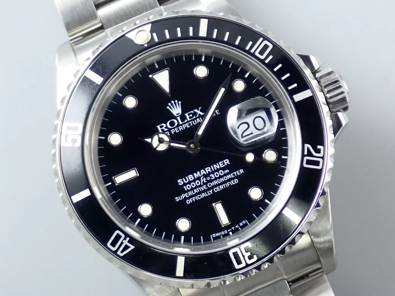 ロレックス サブマリーナー デイト Ref.168000 ステンレススチール ブラック文字盤 - Image 3