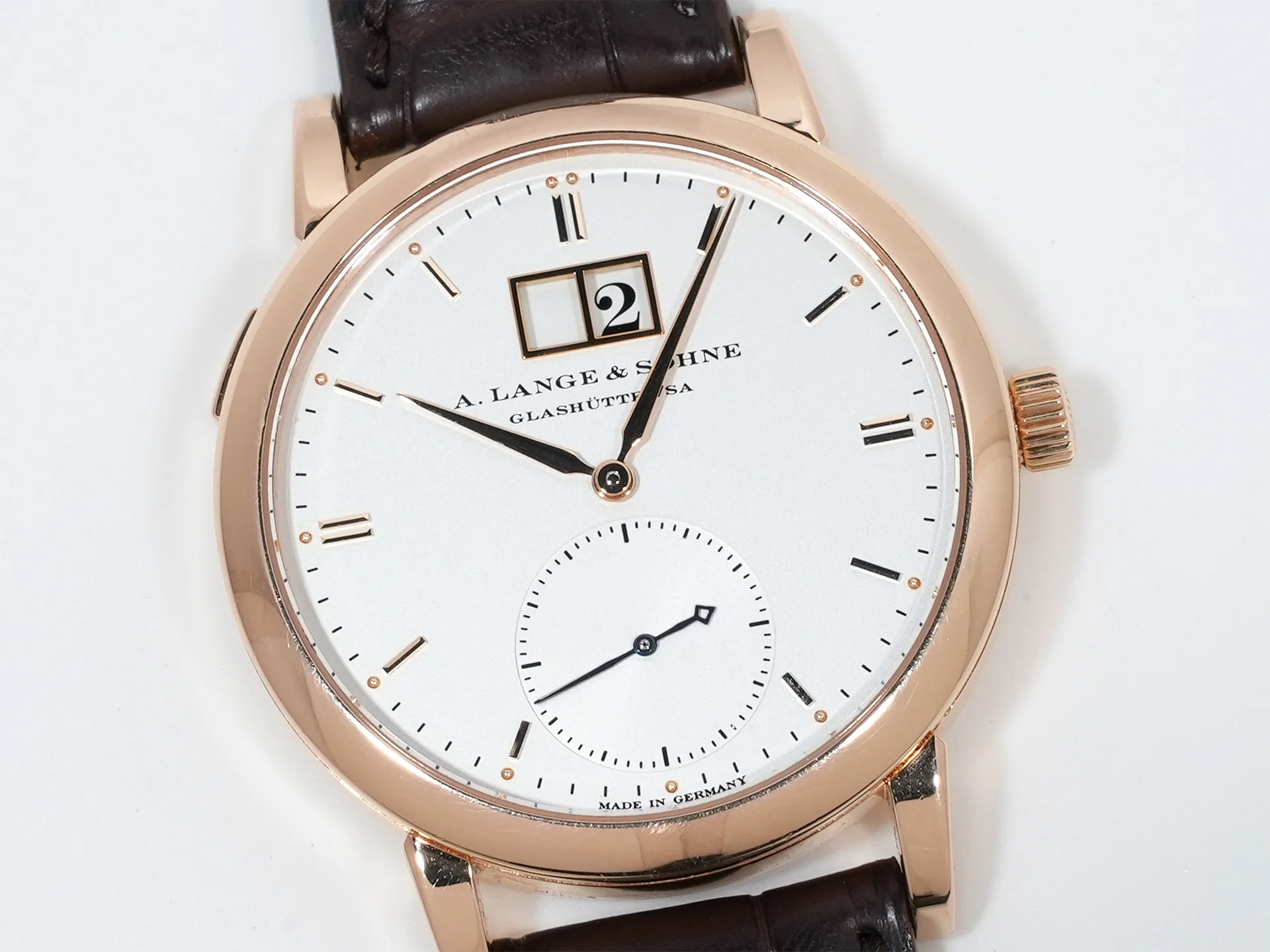 A.ランゲ＆ゾーネ サクソニア Ref.315.032 ピンクゴールド シルバー文字盤 中古 zwyfzmoa - Image 3
