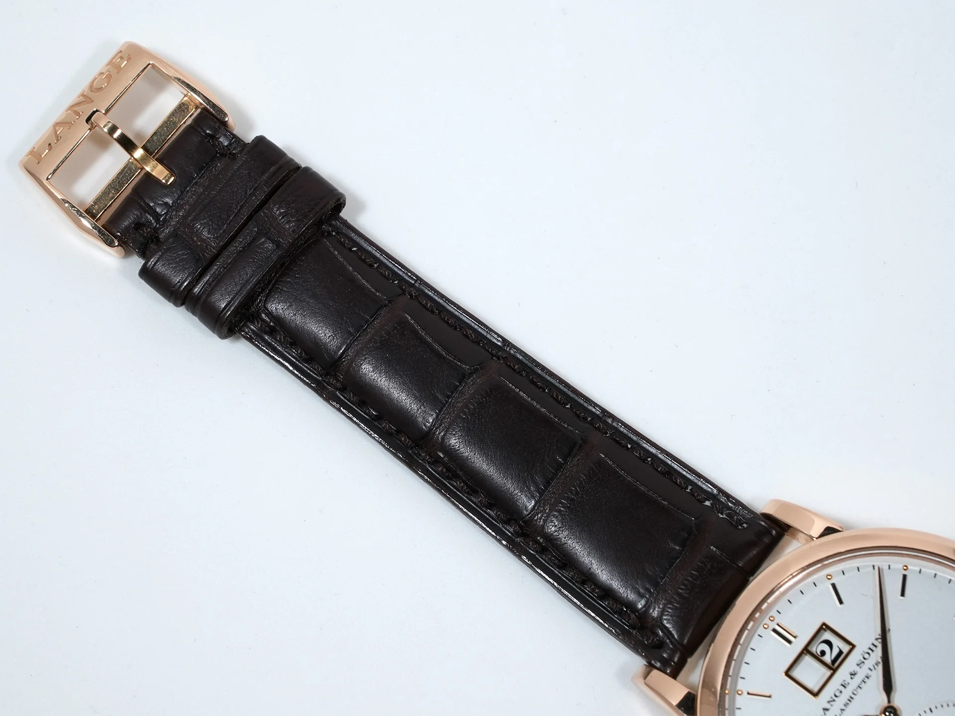 A.ランゲ＆ゾーネ サクソニア Ref.315.032 ピンクゴールド シルバー文字盤 中古 zwyfzmoa - Image 8