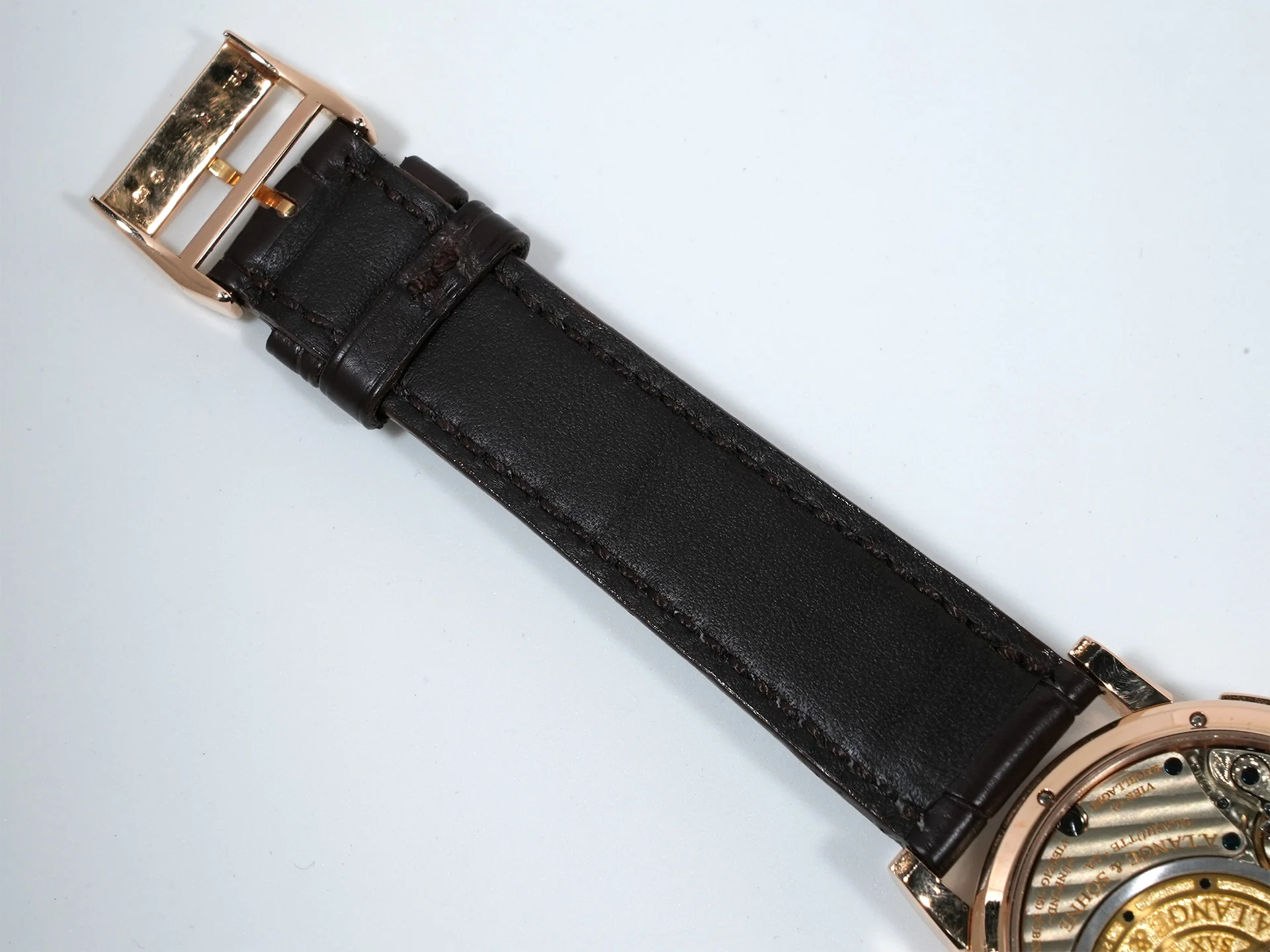 A.ランゲ＆ゾーネ サクソニア Ref.315.032 ピンクゴールド シルバー文字盤 中古 zwyfzmoa - Image 9